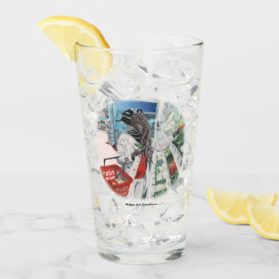 Mini Flayer Lebensmittelgeschäft Fantasy Art Glass Glas