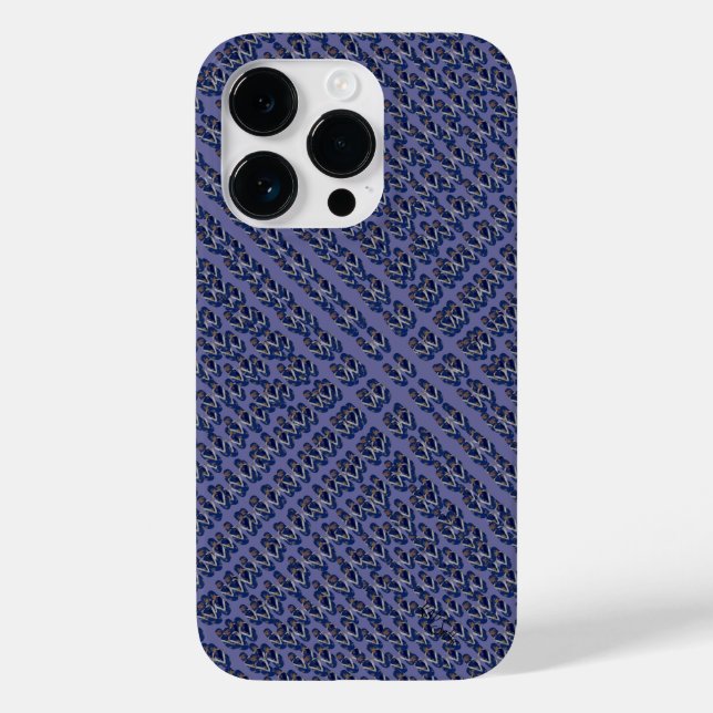 Mini Flip Flops (blau/lila) Case-Mate iPhone Hülle (Rückseite)