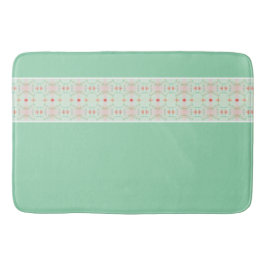 Mini Floral Accentrum Trim Badematte