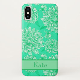 Mini Floral Monogramm Case-Mate iPhone Hülle