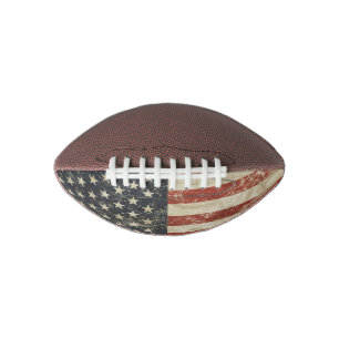 Mini Football mit US-Flagge
