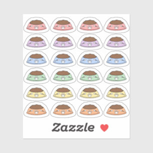 Mini Füttre Cat Erinnerung Pet Food Bowl Bujo Plan Aufkleber