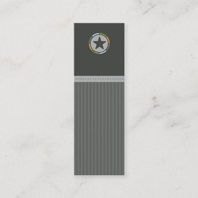 MINI-GESCHÄFTSKARTE :: lonestar 1 Mini Visitenkarte (Vorderseite)