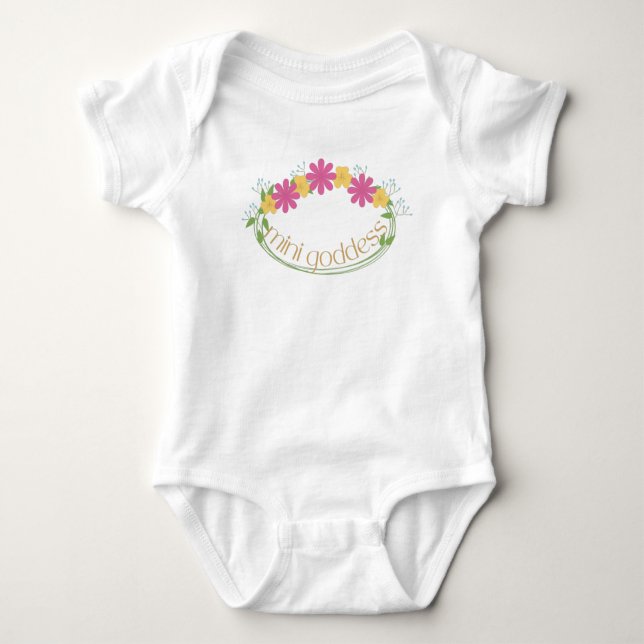 Mini Goddess Baby One-Piece Baby Strampler (Vorderseite)