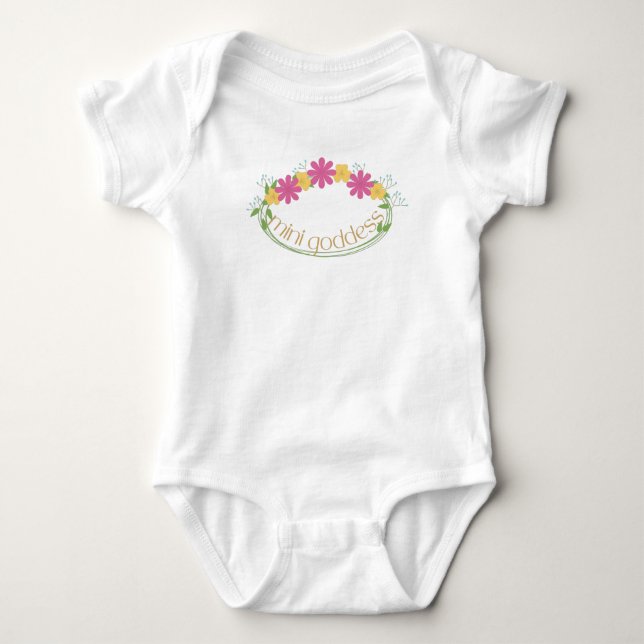 Mini Goddess Baby One-Piece Strampler (Vorderseite)