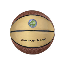 Mini-Gold-Firmenlogo Mini Basketball