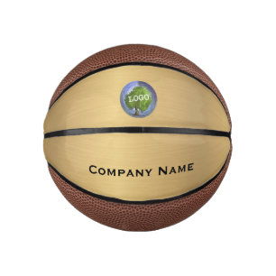 Mini-Gold-Firmenlogo Mini Basketball