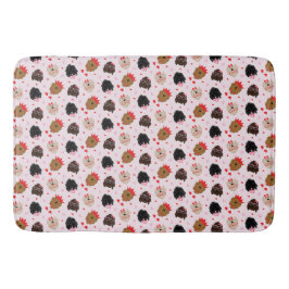 Mini Goldendoodle Dogs Valentinstag Badematte