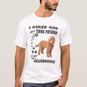 Mini Goldendoodle Quote Mama, Doodle Vater Art Nie T-Shirt