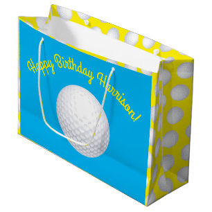 Mini Golf Balls Geburtstagsparty Kinder Blue Große Geschenktüte