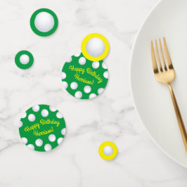 Mini Golf Balls Geburtstagsparty Kinder Sport Konfetti