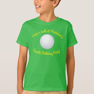 Mini Golf Balls Geburtstagsparty Kinder Sport T-Shirt
