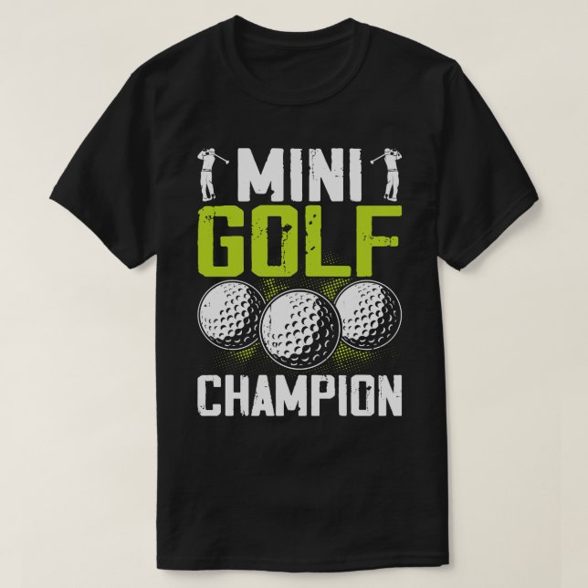 Mini Golf Champion T Shirt für Damen (Design vorne)