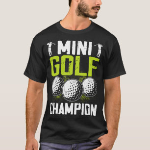 Mini Golf Champion T Shirt für Damen