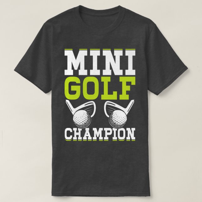 Mini Golf Champion T Shirt für Damen 1 (Design vorne)