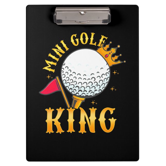 Mini Golf King Klemmbrett (Vorderseite)