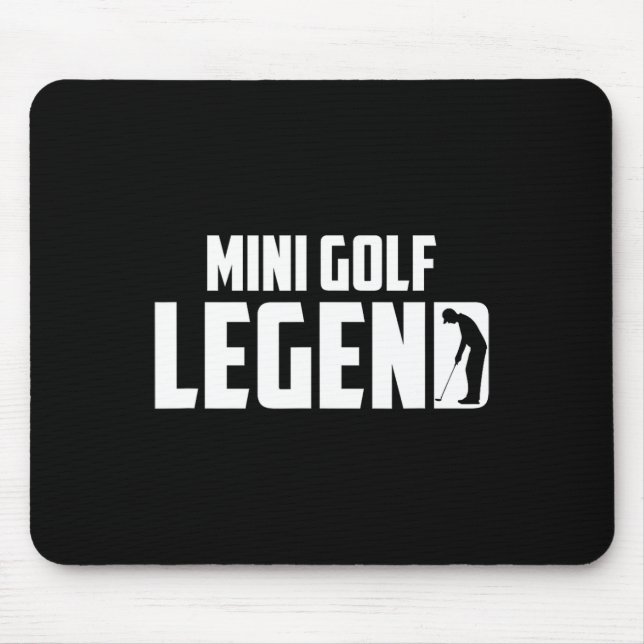 Mini Golf Legend - Mini Golfer Mousepad (Vorne)