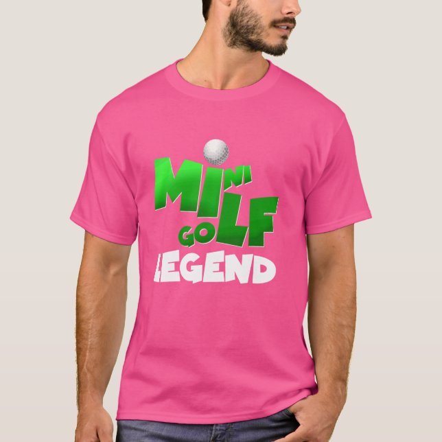 Mini Golf Legende Ultimate Player Design T-Shirt (Vorderseite)