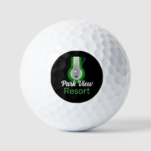 Mini-Golf-Logo, Mini-Golfplatz Golfball