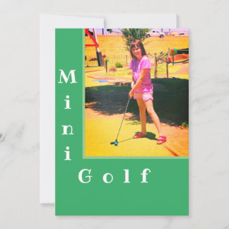 Mini-Golf-Putt-Putt-Party-Einladung Einladung