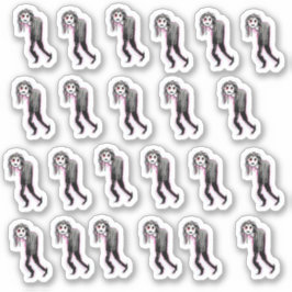 Mini Goths Custom-Cut Vinyl Stickers Aufkleber