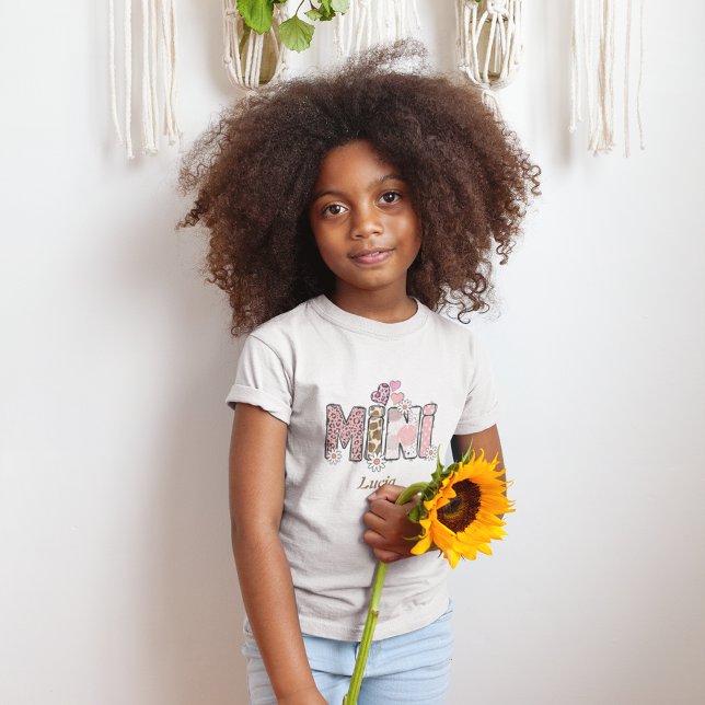 Mini Groovy mit individuelle Name Matching T-Shirt (Mini Groovy with custom name Matching T-Shirt)
