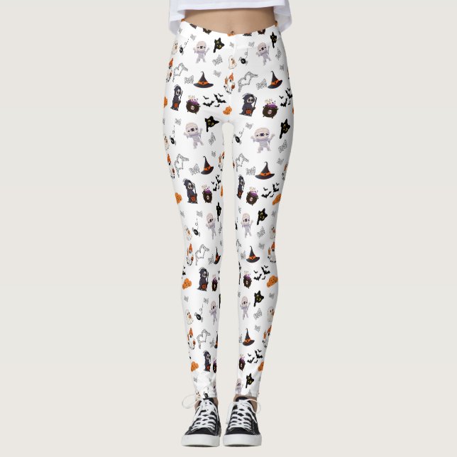 Mini Halloween Leggings (Vorderseite)