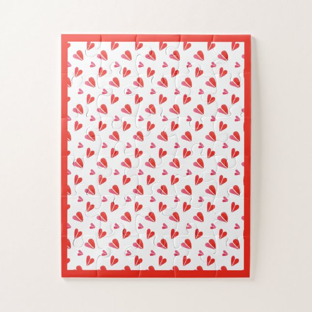 MINI HEARTS 11"X14" Big Pieces Puzzle (Vertikal)