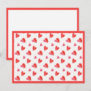 MINI HEARTS 4.5x6.25 Flachkarte II / Horizontal Karte