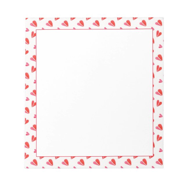 MINI HEARTS 5.5x6 Note Pad Notizblock (Vorderseite)