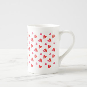 MINI HEARTS Bone China Tasse
