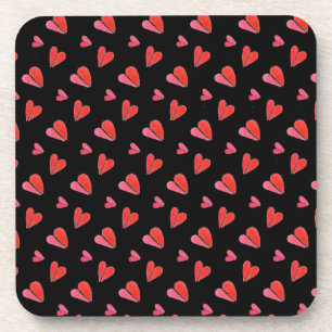 MINI HEARTS II Hartkunststoff-Untersetzer Getränkeuntersetzer