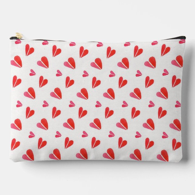 MINI HEARTS Large Accessory Pouch Bag Zubehörtasche (Vorderseite)