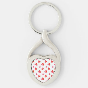 MINI HEARTS Metal Heart Keychain Schlüsselanhänger