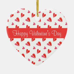 MINI HEARTS Valentins-Herz-Ornament aus Keramik Ro Ornament