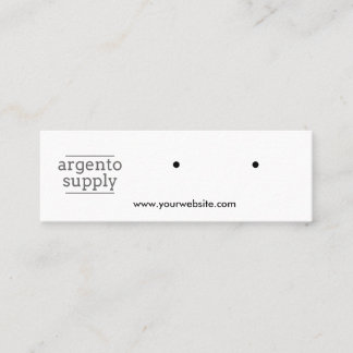 Mini-Horizontale Ohrring-Karte Mini Visitenkarte