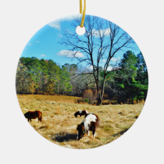 Mini Horses Keramikornament