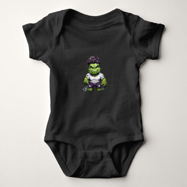 mini hulk baby strampler (Vorderseite)