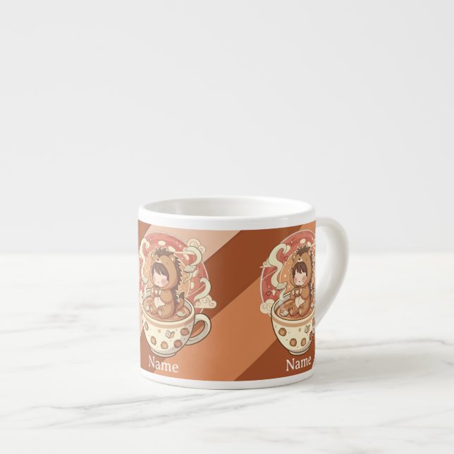 Mini-Igel-Espresso-Tasse Espressotasse (Vorderseite Rechts)