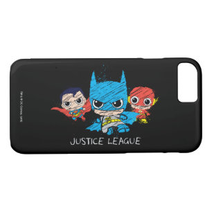 Mini Justice League Sketch Case-Mate iPhone Hülle