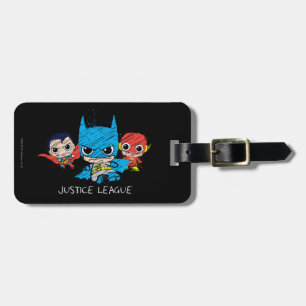 Mini Justice League Sketch Gepäckanhänger