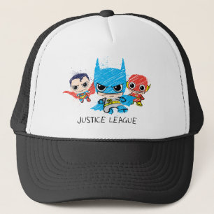 Mini Justice League Sketch Truckerkappe