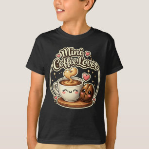 Mini-Kaffeeliebhaber süße Geschenkidee für Kinder T-Shirt