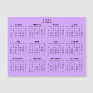 Mini-Kalender 2022 Magneteinladung