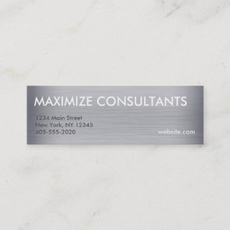 Mini-Karten für Titanmetalle Mini Visitenkarte