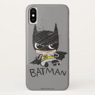 Mini-Klassischer Batman-Skizze Case-Mate iPhone Hülle