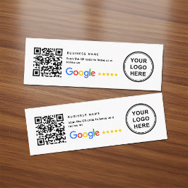 Mini kleiner QR-Code Google Review Business Insert Visitenkarte
