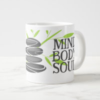 Mini Körper Soul Zen Spirituosen Steine und Bambus