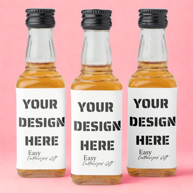 Mini-Liquor-Flaschenetiketten 3 Zoll x 2 Zoll Alkoholflaschenetikett (Von Creator hochgeladen)