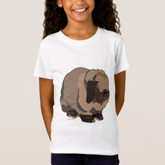 Mini Lop Rabbit T-Shirt (Vorderseite)
